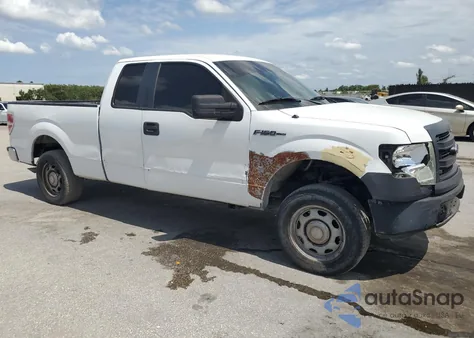 2014 Ford F150 Super Cab из США, поврежденный, VIN 1FTFX1CF8EKF80072